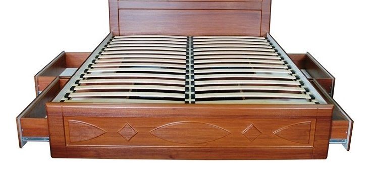 Кровать «Альба» 1400 с ящиками
