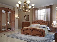 Ліжко «Альба» 1800 з газовими витягами і металевим каркасом